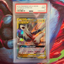 Latias & Latios GX Team Up Ultra Rare 113 PSA 9 Pokémon Card on eBay