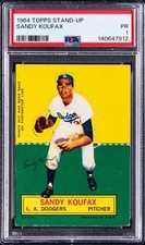 1964 Topps Stand-Up Sandy Koufax PSA 1 POOR