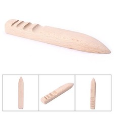 Burnisher Leather Craft Edge Flat Shape Wood Slicker Hand Leathercraft Tool New