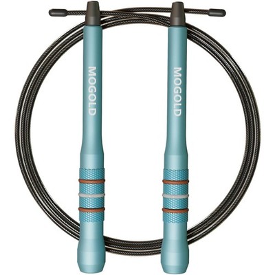Fitness Springseil Aluminium Griff 300cm PVC Stahlseil CrossFit training