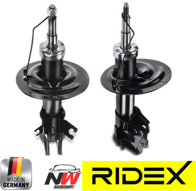 RIDEX Front Shock Absorbers Pair Toyota Prius MK4 1.8L Hybrid 2016-22 Left Right