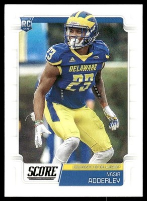 2019 Score #434 Nasir Adderley RC Delaware Fightin' Blue Hens