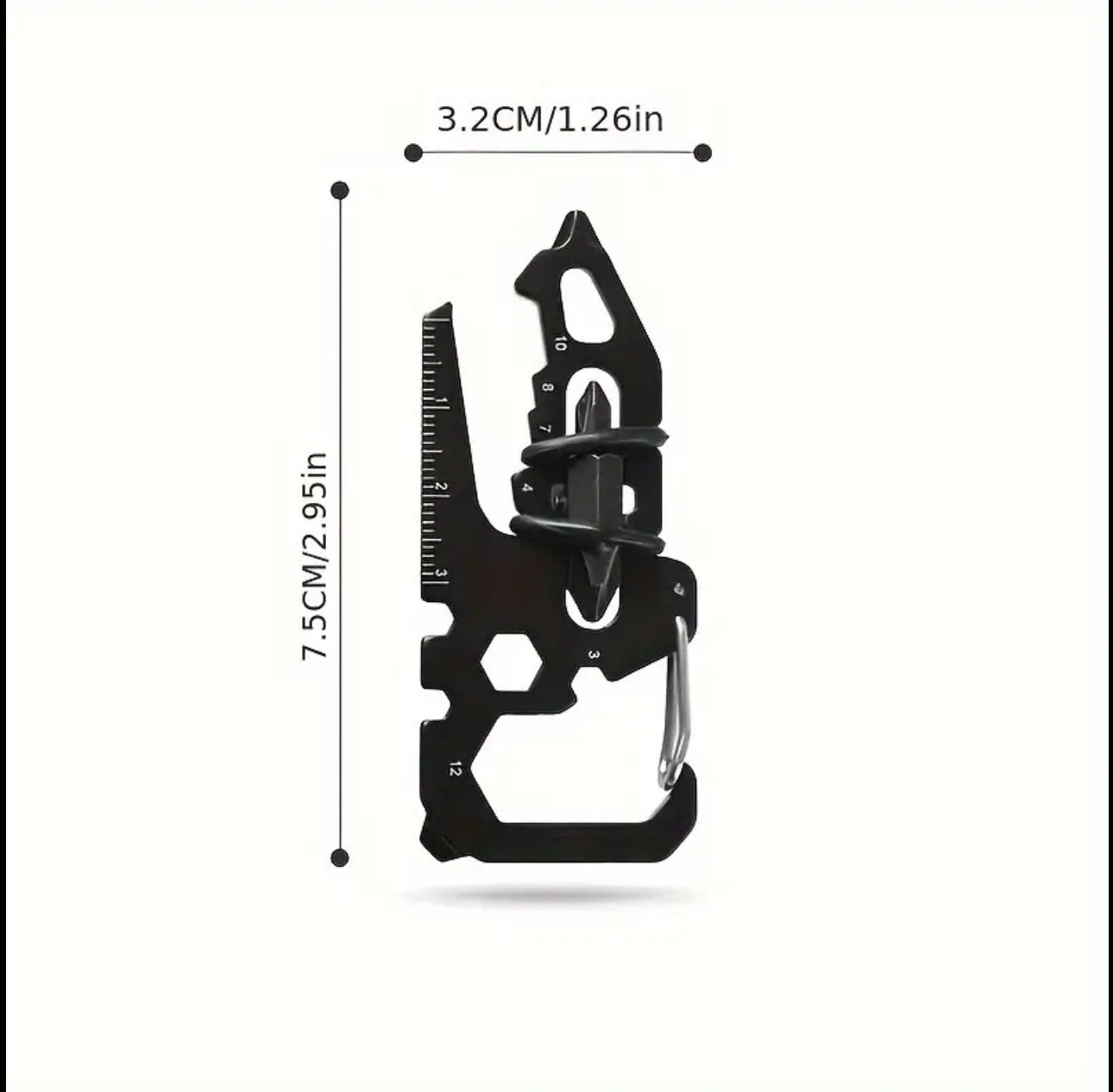 1pcDinosaur Head Multi-Function Bottle Opener, Snowflake Multitool, best for him