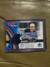 Brock Nelson 4 Nations Autographed Single