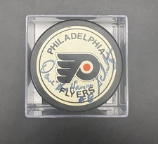 Dave Schultz Signed NHL 75th Anniversary Hockey Puck-JSA CK34387