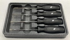 New Snap-on Mini Screwdriver Set Sgdx40b Black Soft Handles New Sealed