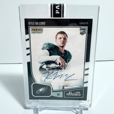 2025 Panini Instant NFL Kyle McCord Studio Rookies Auto 4/99