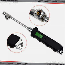 Digital Tire Air Pressure Gauge Meter Tester Bike Car Truck LCD Display 200 PSI