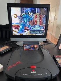 Atari Jaguar Console Bundle - Tempest 2000 CIB, Iron Soldier CIB - SHIPS FROM CA