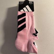 Adidas Clima Cool 3 Pack No Show Socks Size 6-12