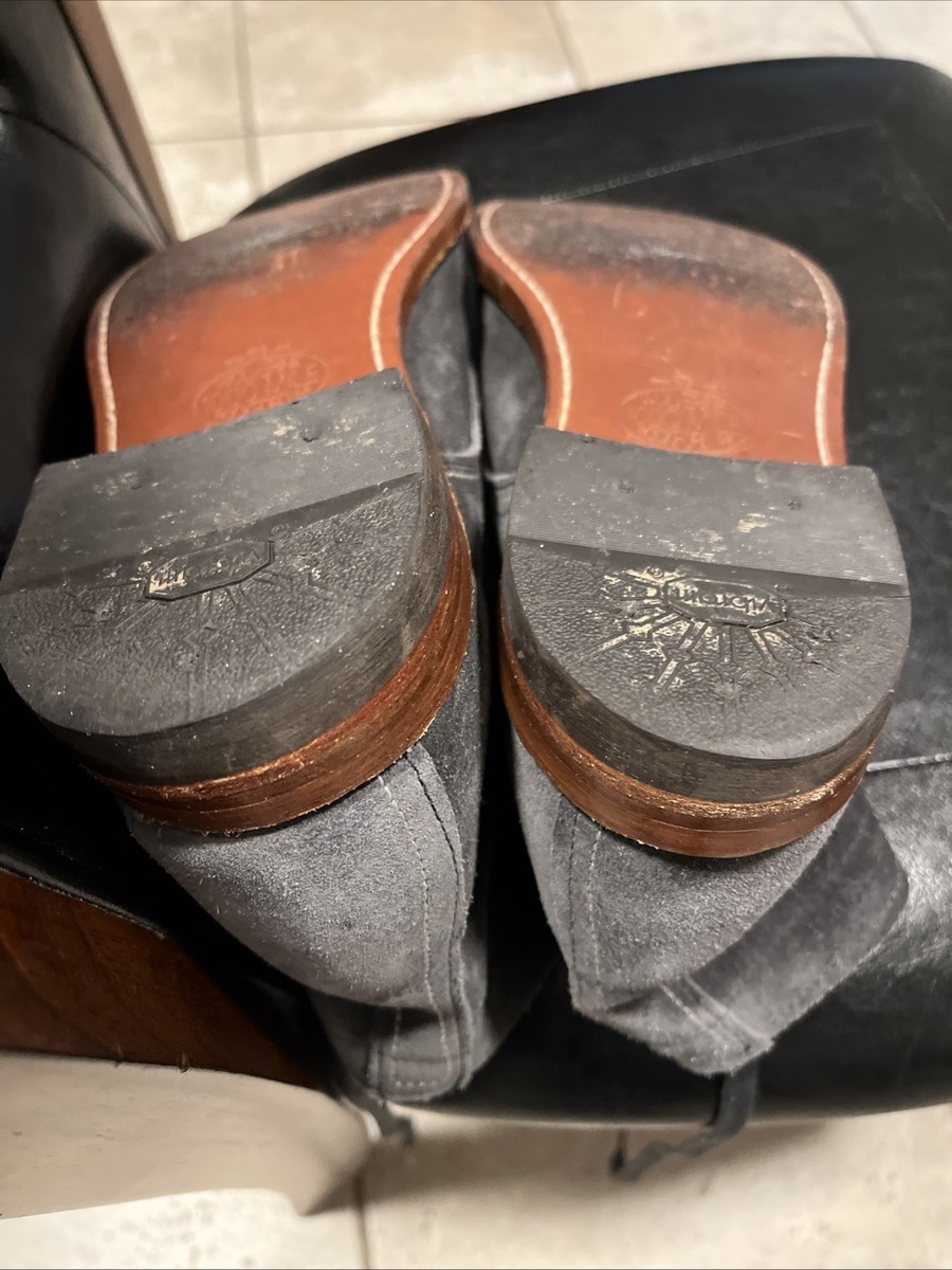 Wolverine 1000 Mile Boots W40193 Grey Suede Men display picture 3