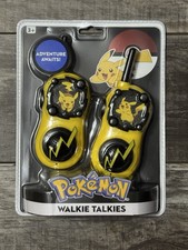 Pokemon Pikachu Walkie Talkies - Pk-210piv8 Range 500' Plus Adventure Awaits