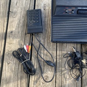 Atari 2600 Darth Vader Black Game Console OEM Controller Cords Untested Parts