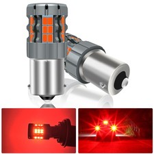 Upxsxt 2pcs 1156 Led Brake Light Bulb Red Canbus Error 1156 Ba15s P21w Red