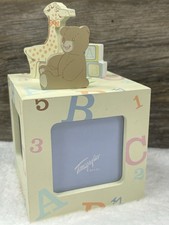 1992 Terragrafics Photo Picture Frame Cube 3D Nursery Animals 90s Giraffe Bear