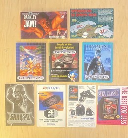 Sega Genesis 1 Console System Bundle (1602) + Original Box, AC Power & Much More