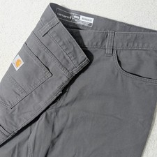 Carhartt Men's RUGGED FLEX RELAXED FIT CANVAS 5POCKET WORK PANT 40x32 102517 039