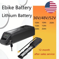 36V 48V 52V 10Ah 15Ah 20Ah Hailong Lithium Ebike Battery Pack For 0-1500W