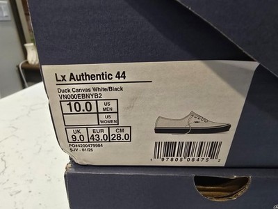 Vans Premium Duck Canvas Authentic 44 Unisex Shoes VN000EBNYB2