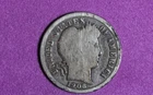 1906- Barber Silver One Dime #P34436