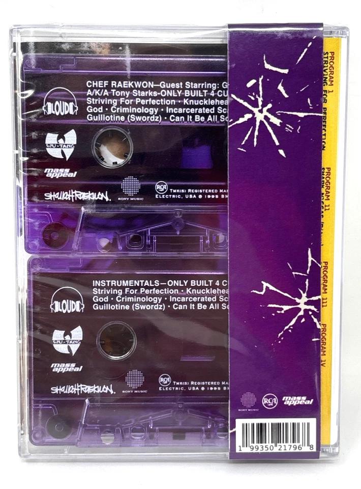 RAEKWON Only Built 4 Cuban Linx 30th Anniversary Limited Ed Purple Cassette Tape - Image 3 of 4