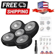 Bald Head Shaver Replacement Blades - Sharp Flexible Stainless Steel Rotary B...
