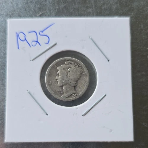 1925 Mercury Dime Silver 10C Circulated US Coin Business Strike Uncertified