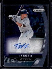 2020 Panini Prizm Ty France Game Ball Graphs Auto Autograph #GBG-TF Padres