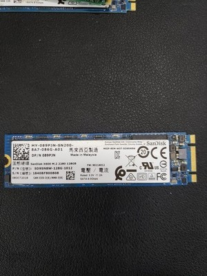 Assorted m.2 2280 128GB Laptop SSD Drive