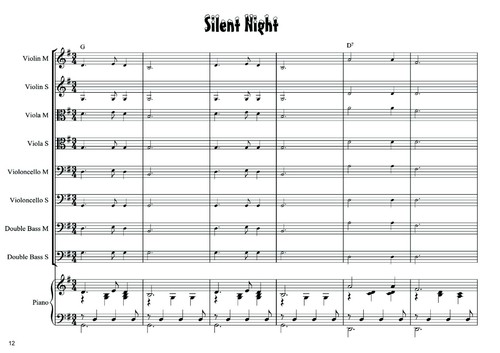 The Musicol Christmas - Orchestral Score - Picture 2 of 3