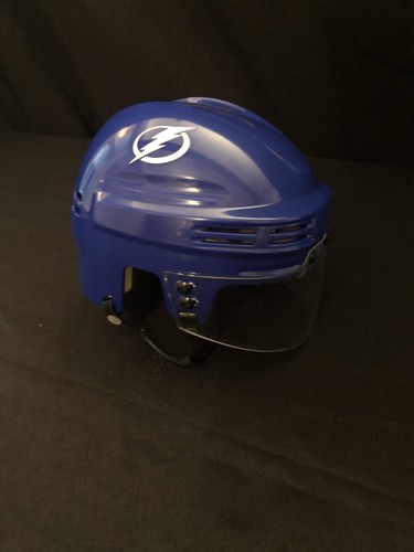 Tampa Bay Lightning #6 Anton Stralman Signed Mini Helmet Bolts NHL JSA COA - Picture 3 of 4