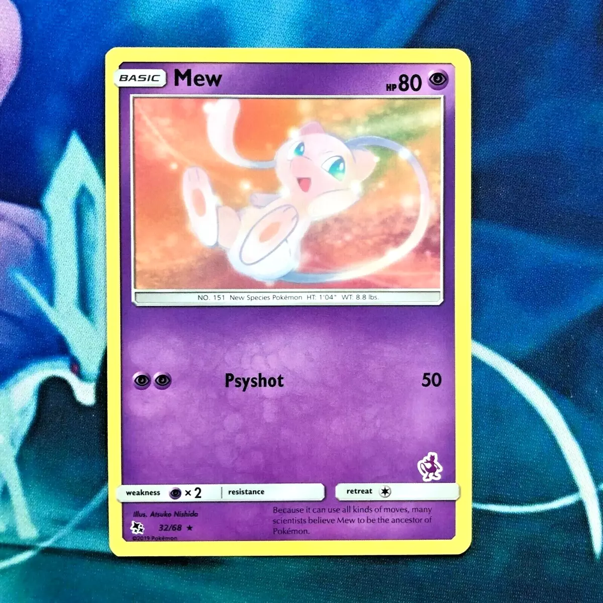  Pokemon - Mew 32/68 - Hidden Fates - Rare - Single