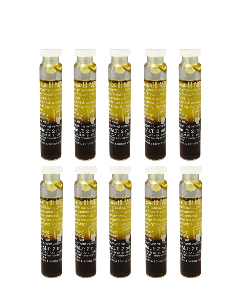 Art of Sun Golden Brown Melanin Öl 2 Phasen Solarium Ampulle 10 X 2 ml, 431022