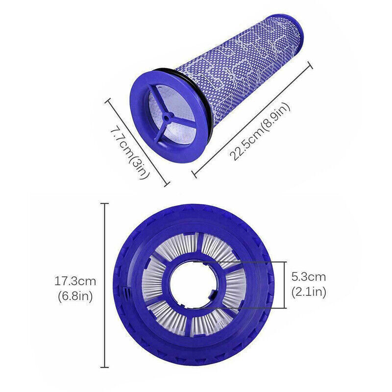 For Dyson DC41 DC65 Animal Vacuum Cleaner HEPA Pre & Post Replacement
