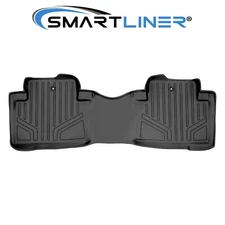 SMARTLINER Custom Fit Floor Mat 2nd Row Liner All Weather 2009-2015 Honda Pilot