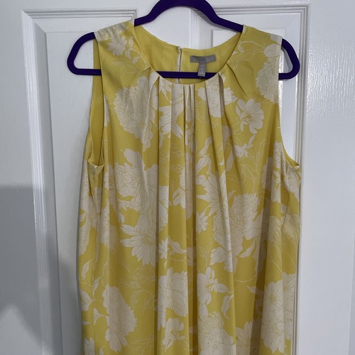 H&M Yellow Flower Dress Size Large Brand New With Tags - Picture 3 of 14