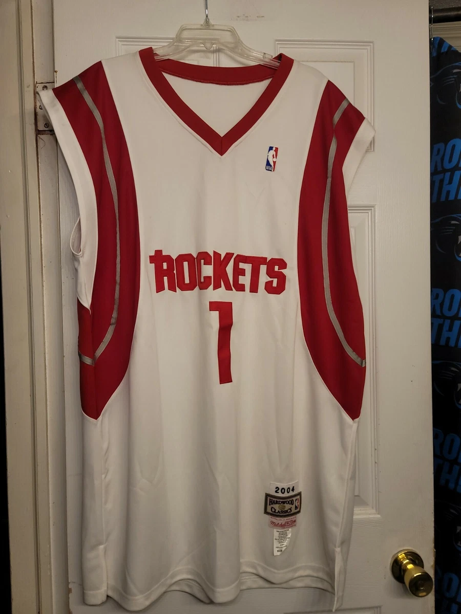 TRACY MCGRADY #1 HOUSTON ROCKETS MITCHELL & NESS JERSEY MENS SZ 56  STITCHED