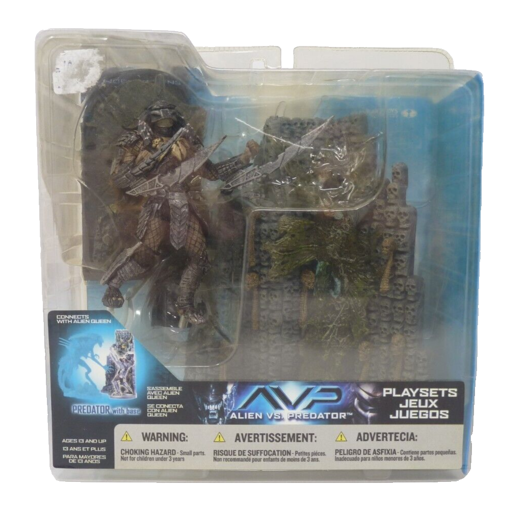 MCFARLANE TOYS ALIEN VS PREDATOR PREDATOR WITH BASE MINI DIORAMA 2005