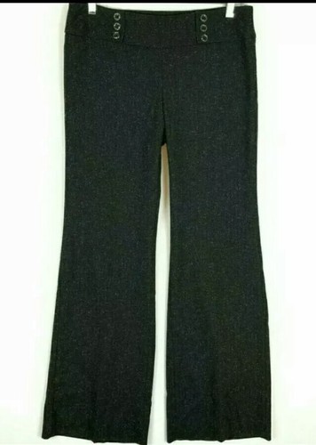 Whbm White House Black Market Talla 0R Legacy Negro Pierna Ancha Pantalones  De Vestir | eBay