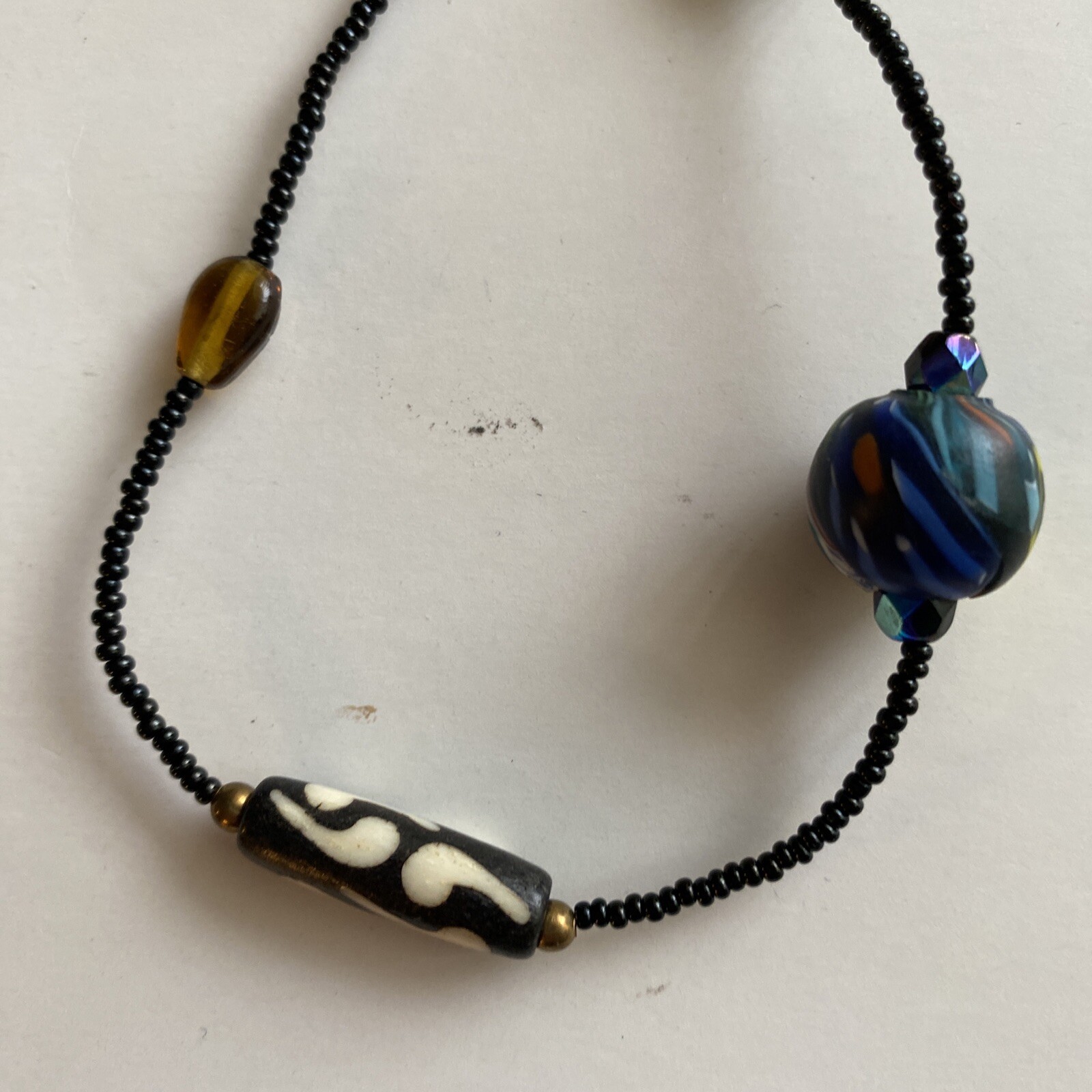 BOHO Style Multi Shape Necklace. Multicolor. 15”C… - image 7