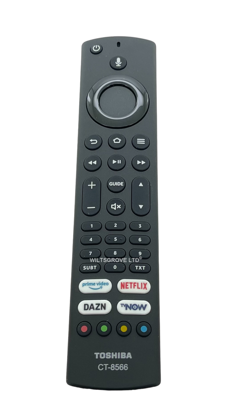 Original CT-8566 Toshiba Fire TV Remote Control for CT-8565 CT-8570 ...