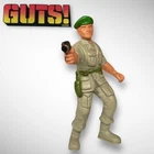 Guts K9 Kid Green Berets G.U.T.S. Mattel soldier Vtg figure toy 1986 army men