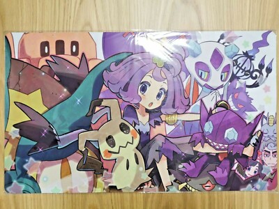 Pokemon Playmat Acerola Mimikyu Kawaii Cute Ebay