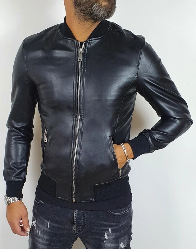 Giubbino uomo in pelle cheap