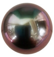 HUGE 17MM NATURAL SOUTH SEA GENUINE BLACK PURPLE ROUND LOOSE PEARL UNDRILLED 03