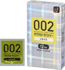 Okamoto Zero-Two 0.02 Large Size Condom 12-Count