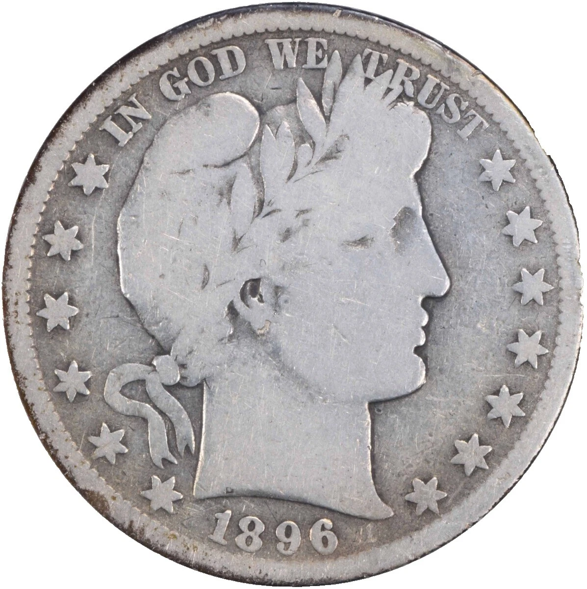 B*k様 アメリカ　バーバークォーター　1896S 大特年　発行数18.8万枚 B*k様 アメリカ バーバークォーター 1896S 大特年 発行数18.8万枚