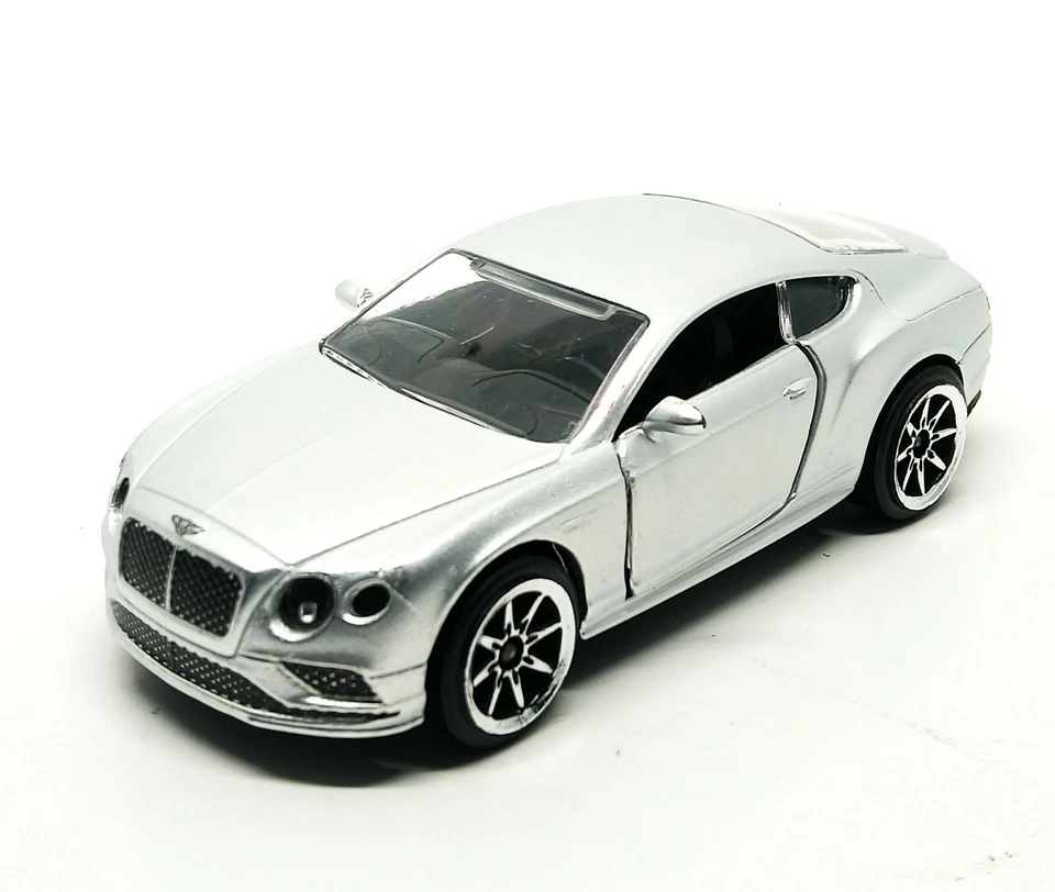 Majorette Bentley Continental GT V8 S серебристый 1:64 (3 дюйма) без упаковки - Изображение 4 из 4