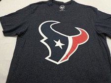 Houston Texans NFL Football  Men's Short Sleeve '47 Brand  Logo T-Shirt Small 