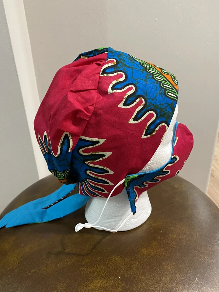 ponytail surgical scrub Cap Set - Image 3 of 4